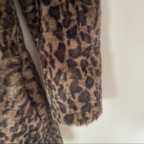 Free People Animal Print About Town Faux Fur Coat - Picture 7 of 7